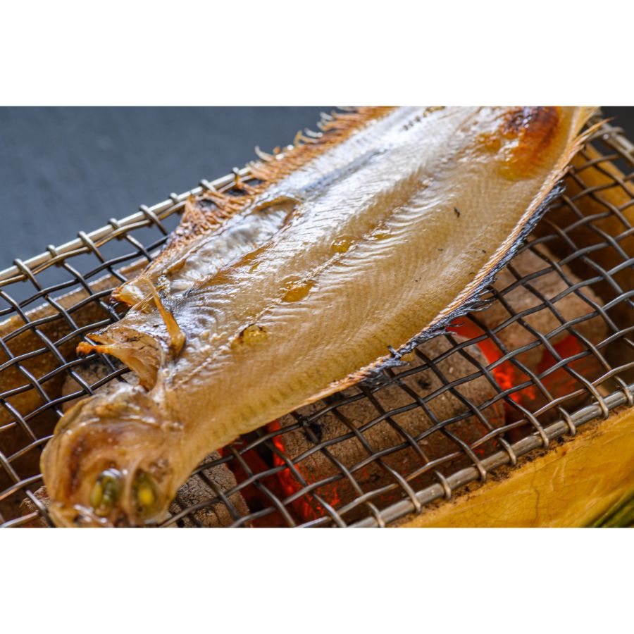 ＜蟹の匠 魚政＞笹カレイ「一夜干し」大サイズ(170g)× 5尾