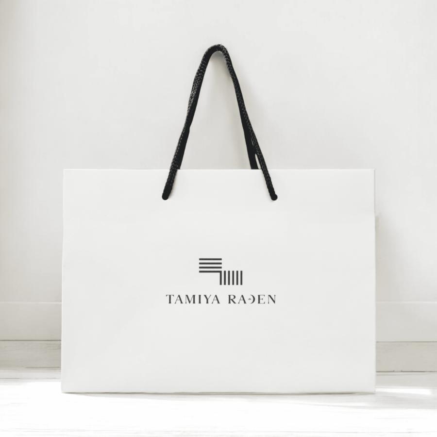 ＜TAMIYA RADEN/民谷螺鈿＞Sea shell Card Case ver.2 ミッドナイトブルー　＊プレゼントパッケージ