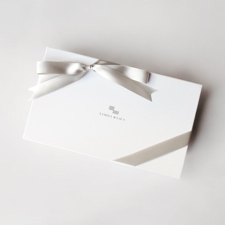 ＜TAMIYA RADEN/民谷螺鈿＞Sea shell Smart Wallet ver.2 ブロンズ　＊プレゼントパッケージ