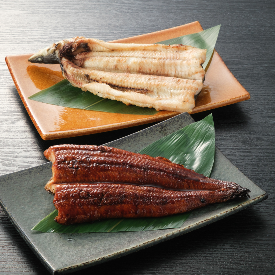 ＜天の酒喰食房＞国産「鰻」蒲焼き＆白焼き各1/2尾（計180g）２～3人前
