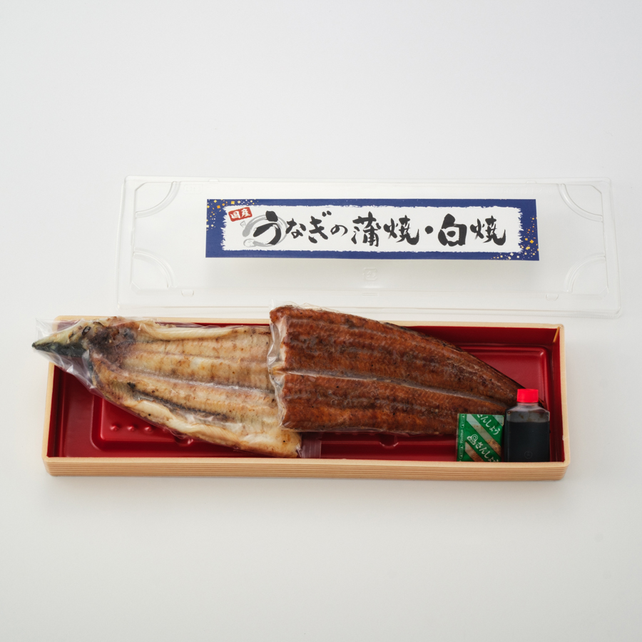 ＜天の酒喰食房＞国産「鰻」蒲焼き＆白焼き各1/2尾（計180g）２～3人前