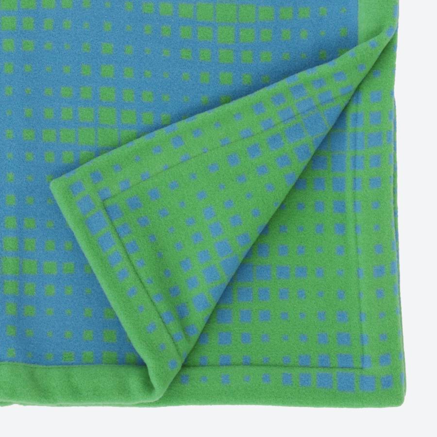 ウール毛布（毛羽部分）・コンポジション/緑　【泉州毛布】