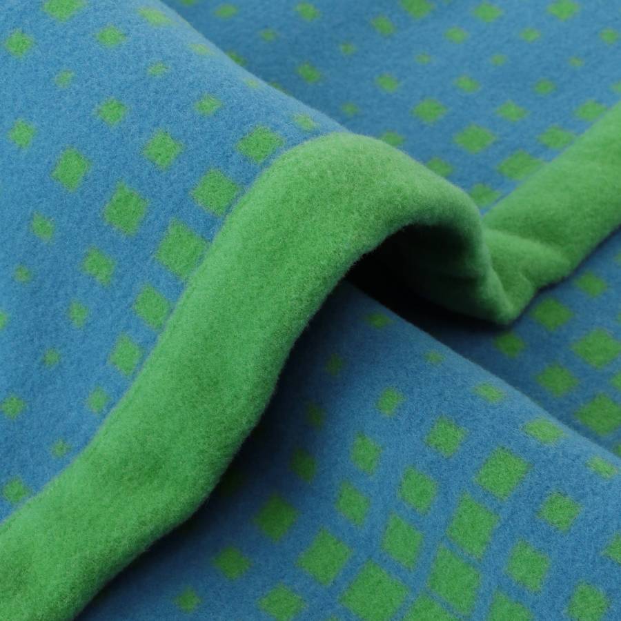 ウール毛布（毛羽部分）・コンポジション/緑　【泉州毛布】