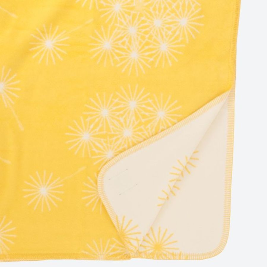 ＜Hinode　Tweed＞綿毛布（毛羽部分）たんぽぽ2色セット（黄・橙）