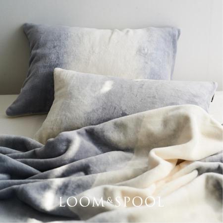 ＜LOOM&SPOOL＞Flood of Light綿毛布ピローケース