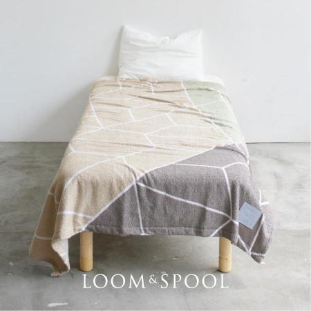 ＜LOOM&SPOOL＞LIBRAコットンパイルスロー