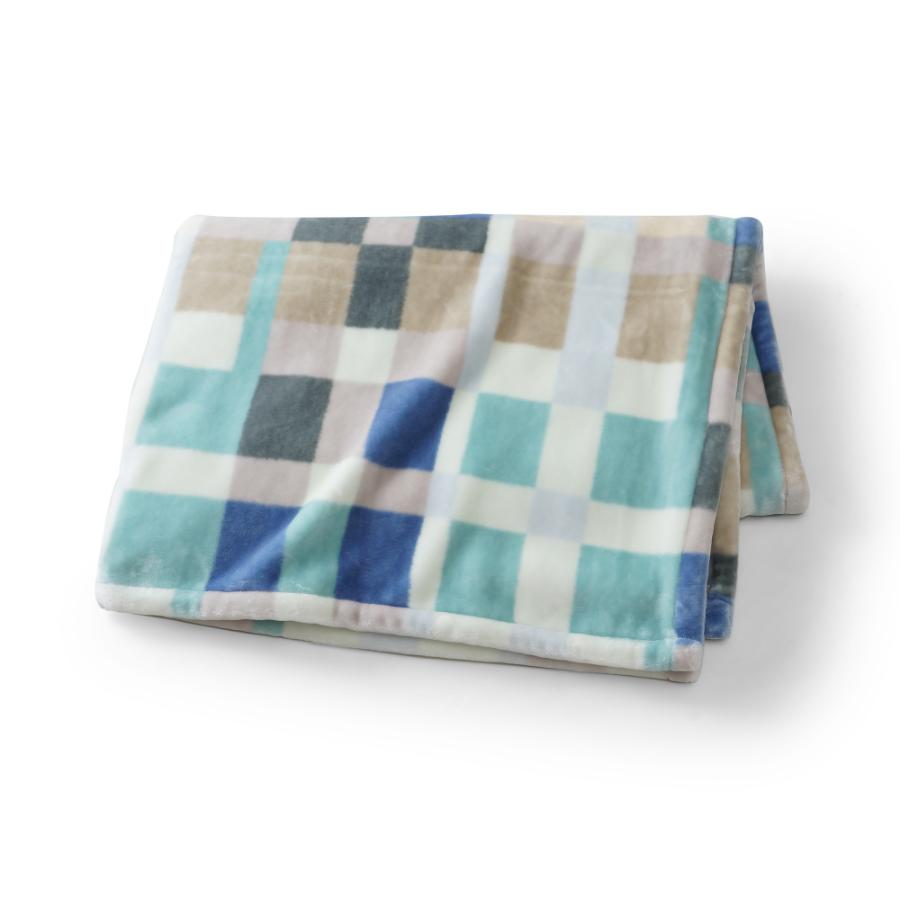 <DAKS/ダックス>アニバーサーリー アクリルニューマイヤー毛布 ブルー