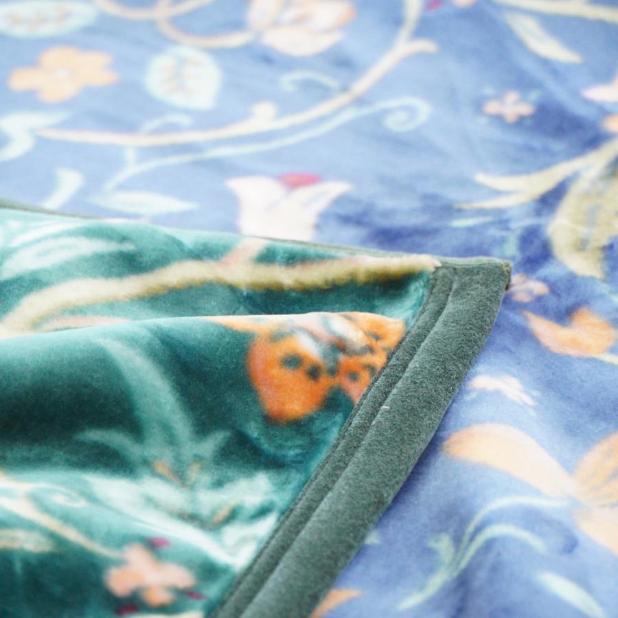 <DAKS/ダックス>ウットダック アクリルマイヤー毛布 グリーン