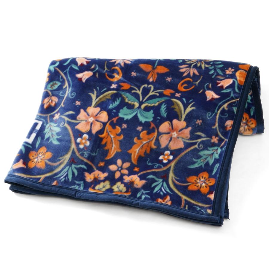 <DAKS/ダックス>ウットダック アクリルマイヤー毛布 ブルー