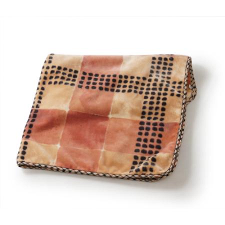 ＜DAKS/ダックス＞チェック　アクリルハーフケット　ベージュ