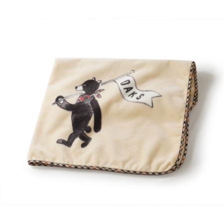 ＜DAKS/ダックス＞くま　アクリルハーフケット　ベージュ