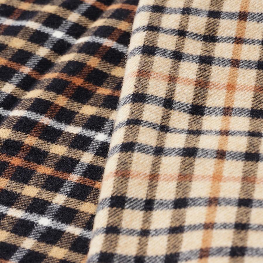 <DAKS/ダックス>ハウスチェック ウールひざ掛け(化粧箱入り)ベージュ