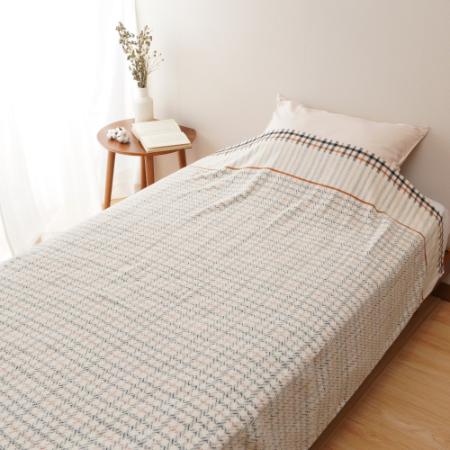 ＜DAKS/ダックス＞ハウスチェック　タオルケット（化粧箱入り）