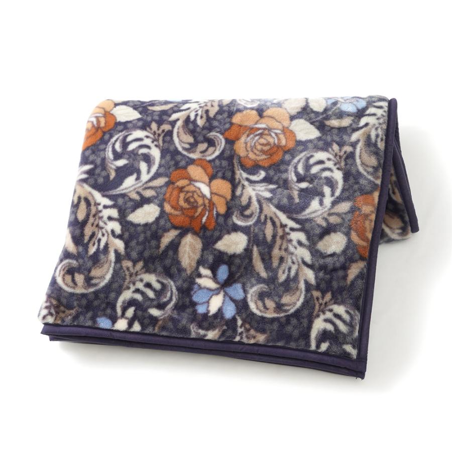 <Dear Japan/ディアジャパン>ばら アクリルニューマイヤー毛布 ブルー