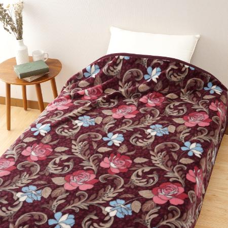 ＜Ｄear Japan/ディアジャパン＞ニューカラーばら　アクリルニューマイヤー毛布　ピンク