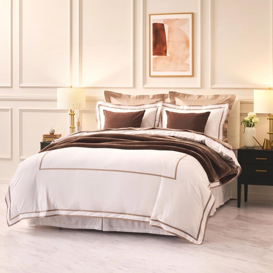 <HOTEL LIKE INTERIOR/ホテルライクインテリア>ラグジュアリープラッシュブランケット シングル アンバー