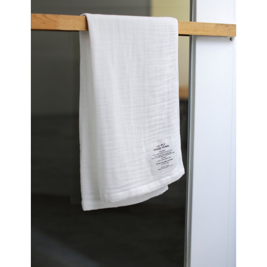 ＜SHINTO TOWEL＞2.5-PLY GAUZE   バスタオル / M   White　2枚セット MST0014