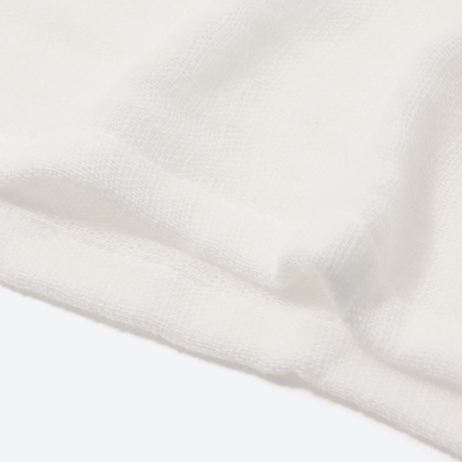 ＜SHINTO TOWEL＞2.5-PLY GAUZE　バスタオル/M・ハンドタオル　各2枚セット  White MST0018