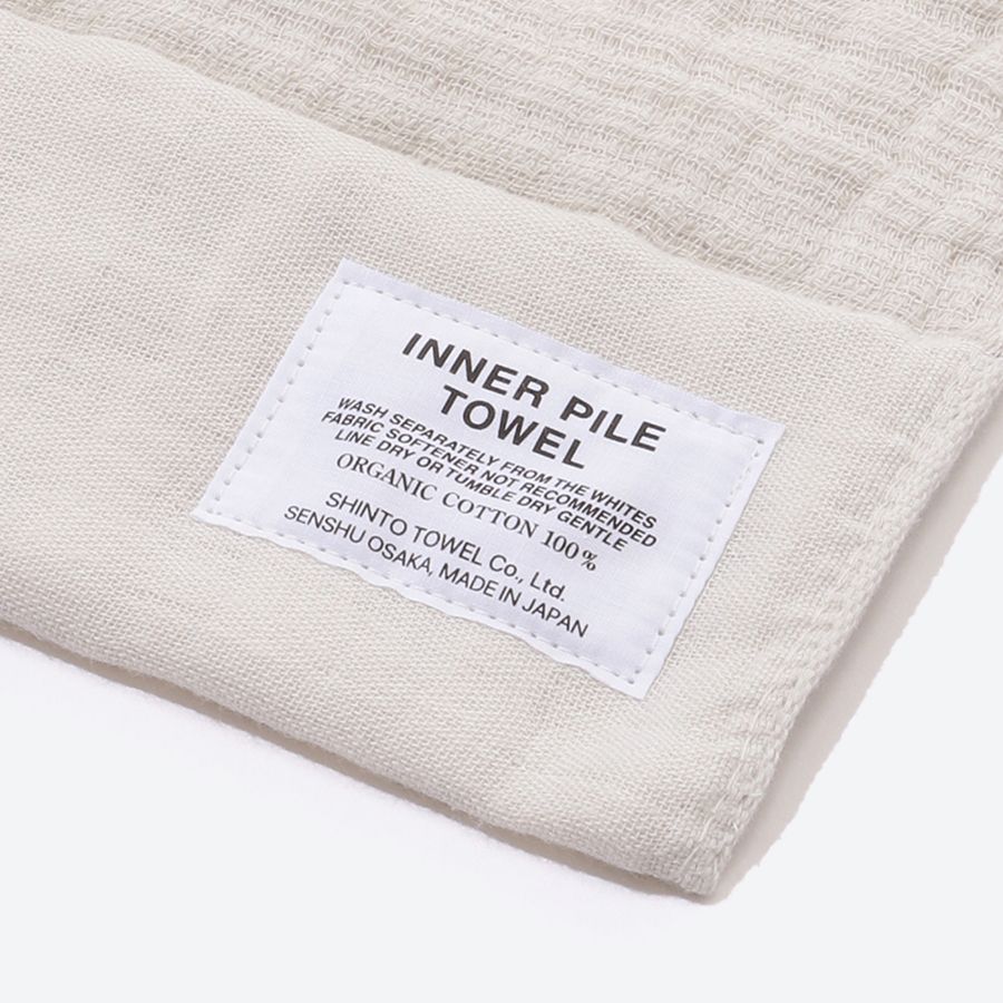 ＜SHINTO TOWEL＞INNER PILE   フェイスタオル   Ivory　５枚セット MST0026