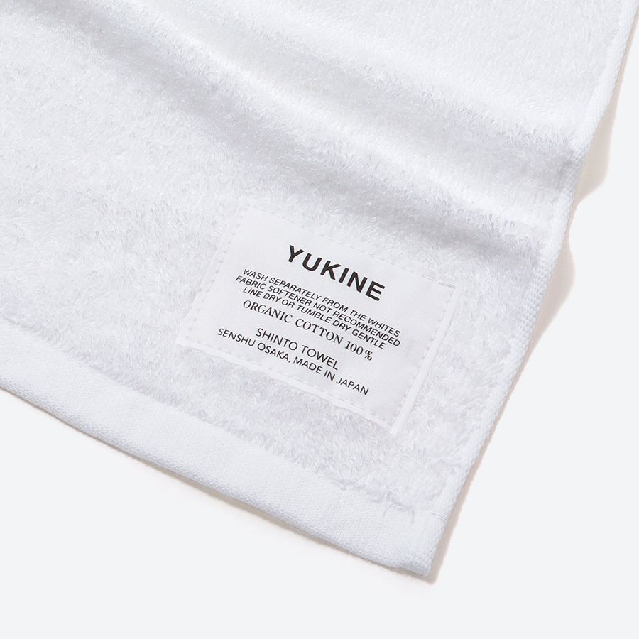 ＜SHINTO TOWEL＞YUKINE   バスマット・フェイスタオル　shiro　セット MST0045