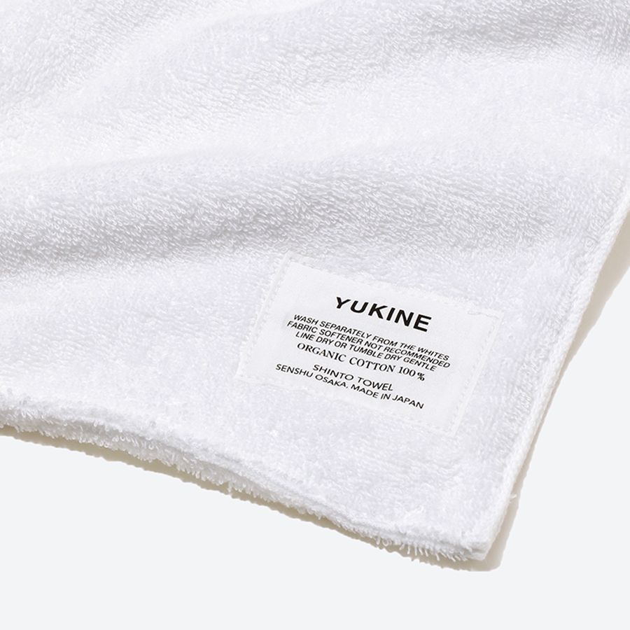 ＜SHINTO TOWEL＞YUKINE   バスマット・フェイスタオル　shiro　セット MST0045