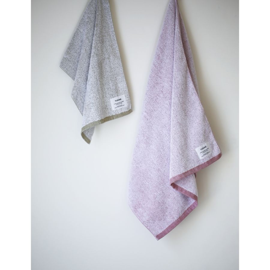 ＜SHINTO TOWEL＞YUKINE   バスタオル   aka　2枚セット MST0052