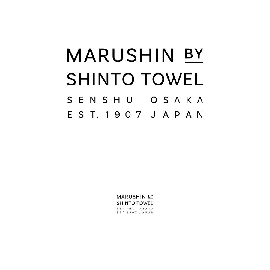 ＜MARUSHIN by SHINTO TOWEL＞シマ ダブル白地 フェイスタオル3枚セット（フォレスト） MST0083