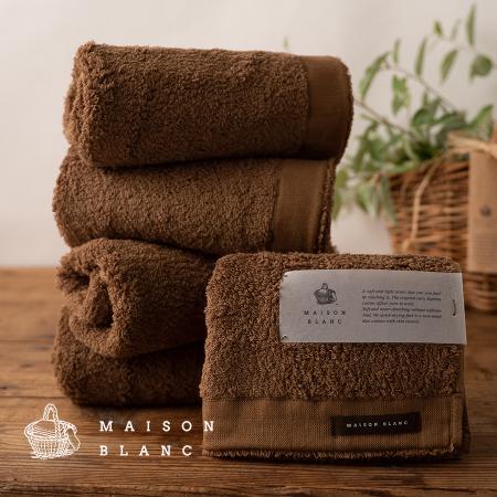 ＜Shinko Towel＞MAISON BLANC　フェイスタオル５枚（全５色）