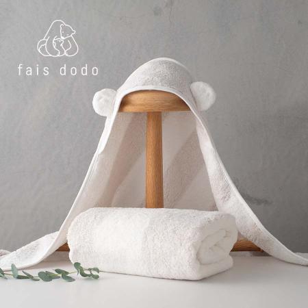 ＜Shinko Towel＞fais dodo　ベイビーローブ・バスタオル各１枚（全４色）