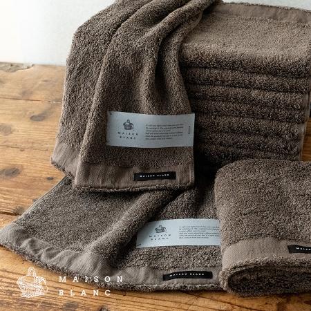 ＜Shinko Towel＞MAISON BLANC　フェイスタオル12枚（全５色）