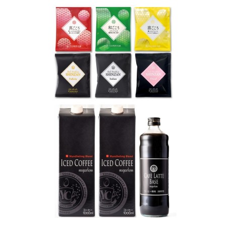 ＜吉田珈琲本舗＞ドリップ6種30袋＆リキッド3本 2段アソートギフトセット MYC0029