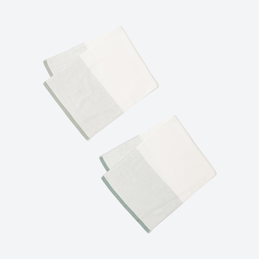 ＜水とともに生きる泉州タオル＞ジブンタオル　スモールバスタオル/SBE、MGR、FGR、Sグレー各２枚（035_8011）MIFN-K011