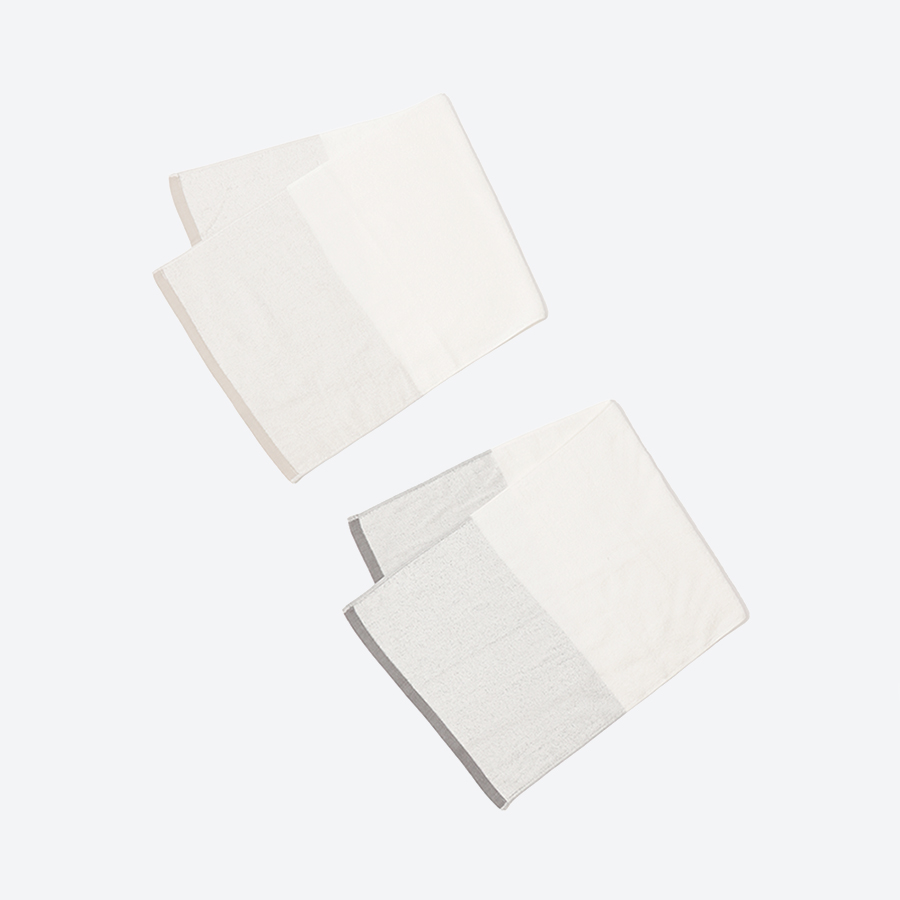 ＜水とともに生きる泉州タオル＞ジブンタオル　スモールバスタオル/SBE、MGR、FGR、Sグレー各２枚（035_8011）MIFN-K011