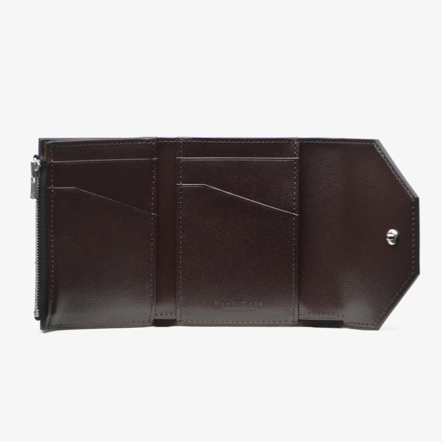 ＜THE WARMTHCRAFTS-MANUFACTURE＞COMPACT CLUCH PURSE/コードバン三つ折コンパクトウォレット