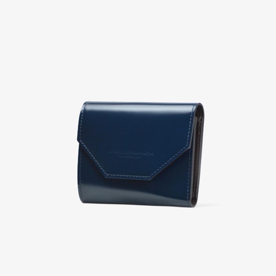 ＜THE WARMTHCRAFTS-MANUFACTURE＞COMPACT CLUCH PURSE/コードバン三つ折コンパクトウォレット
