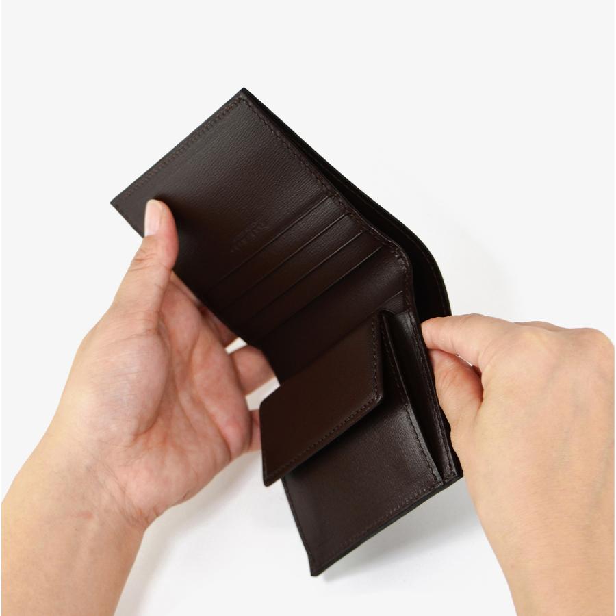 <THE WARMTHCRAFTS-MANUFACTURE>COMPACT WALLET2 / コードバン コンパクト財布