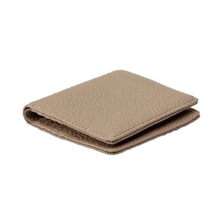 <マスミ鞄嚢>豊岡財布 2つ折りカード財布 ドイツシュリンク (ライトグレー)