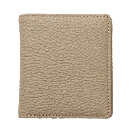 <マスミ鞄嚢>豊岡財布 2つ折りカード財布 ドイツシュリンク (ライトグレー)