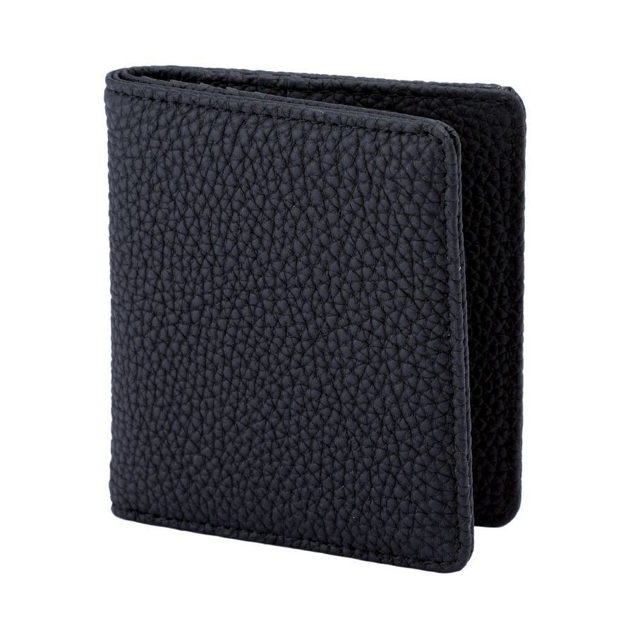 ＜マスミ鞄嚢＞豊岡財布 2つ折りカード財布 ドイツシュリンク （ネイビー）