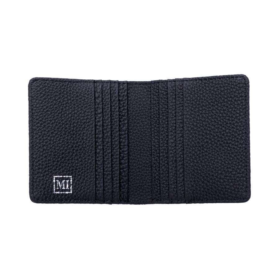 ＜マスミ鞄嚢＞豊岡財布 2つ折りカード財布 ドイツシュリンク （ネイビー）