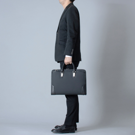 ＜craftsmanship＞豊岡鞄　HLSS 202201 Leather Handle （ブラック）