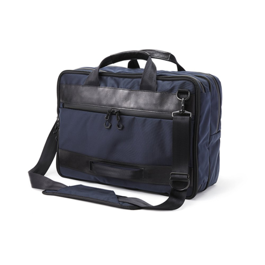 ＜beruf baggage＞豊岡鞄　Urban Commuter 2x3WAY BRIEF PACK HA　（ネイビー）