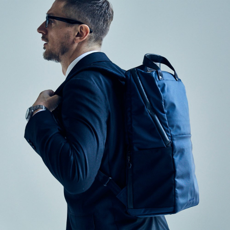 ＜beruf baggage＞豊岡鞄　Urban Commuter BACK PACK 2 HA　（ネイビー）