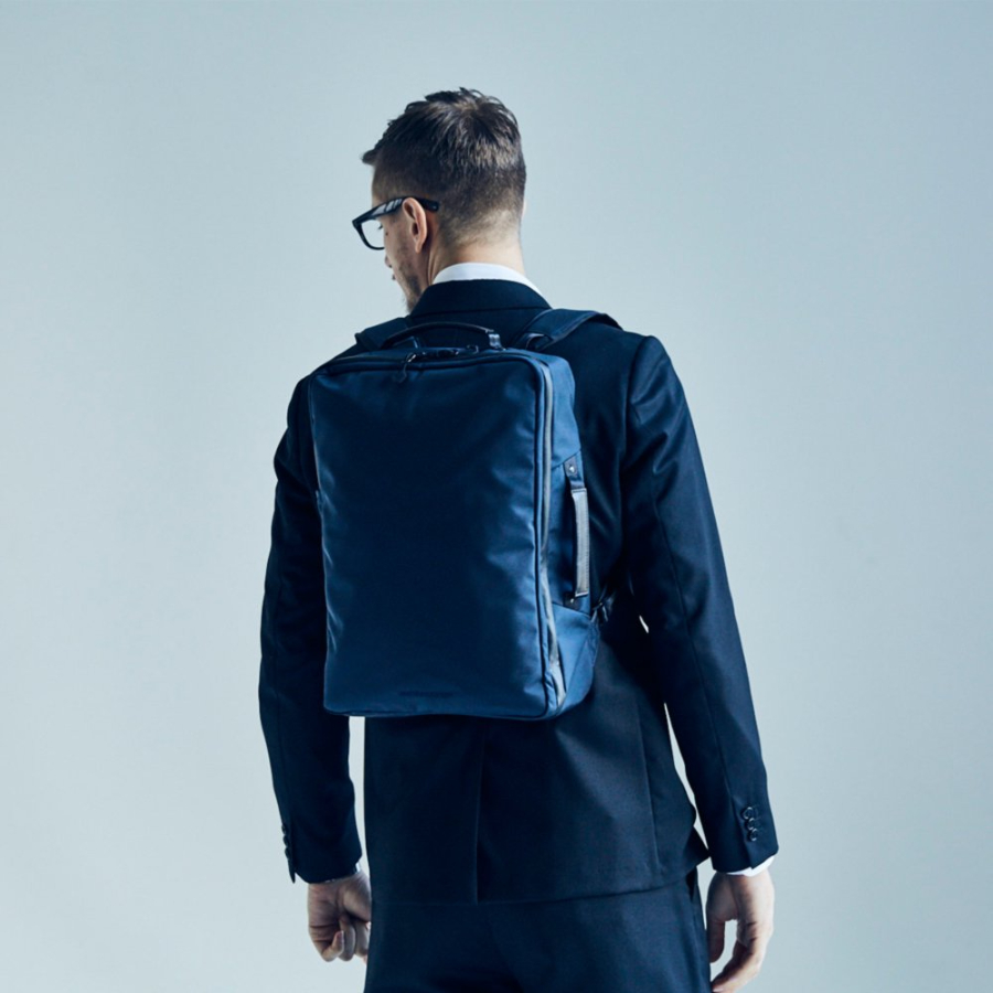 <beruf baggage>豊岡鞄 Urban Commuter 2WAY BACK PACK HA (ネイビー)