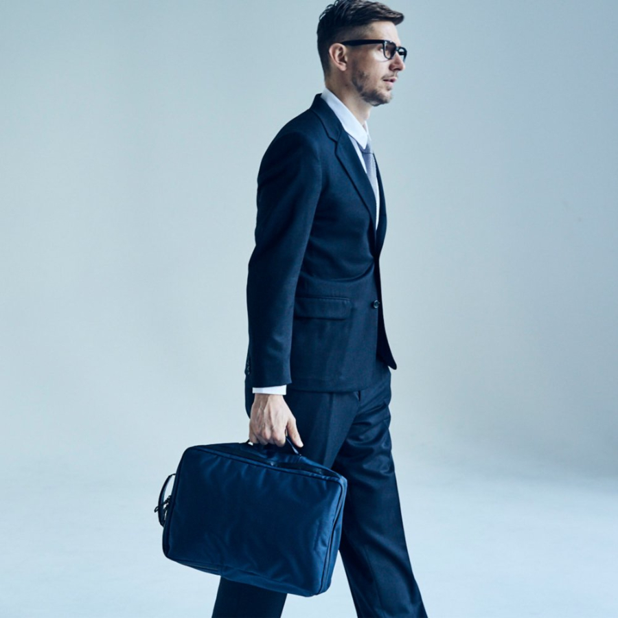 <beruf baggage>豊岡鞄 Urban Commuter 2WAY BACK PACK HA (ネイビー)