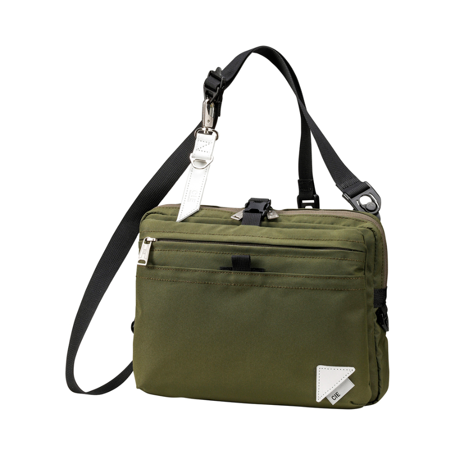 ＜CIE＞豊岡鞄　CIE WEATHER SHOULDER(071951)　（オリーブ）