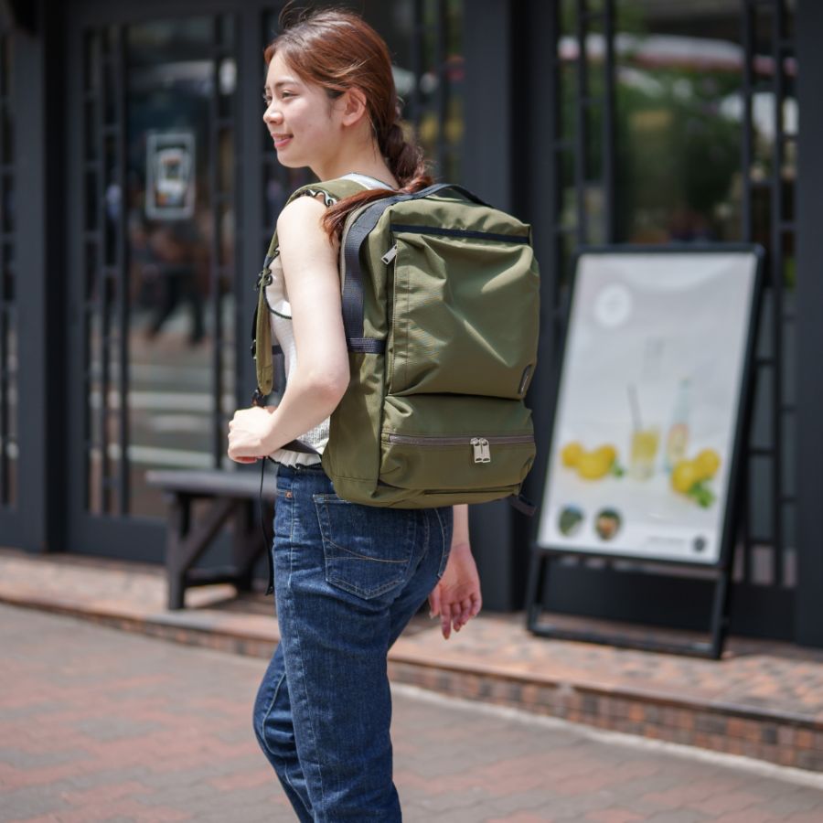 CIE＞豊岡鞄 CIE WEATHER 2WAY BACKPACK（071952）（オリーブ） | 兵庫県豊岡市 | 三越伊勢丹ふるさと納税