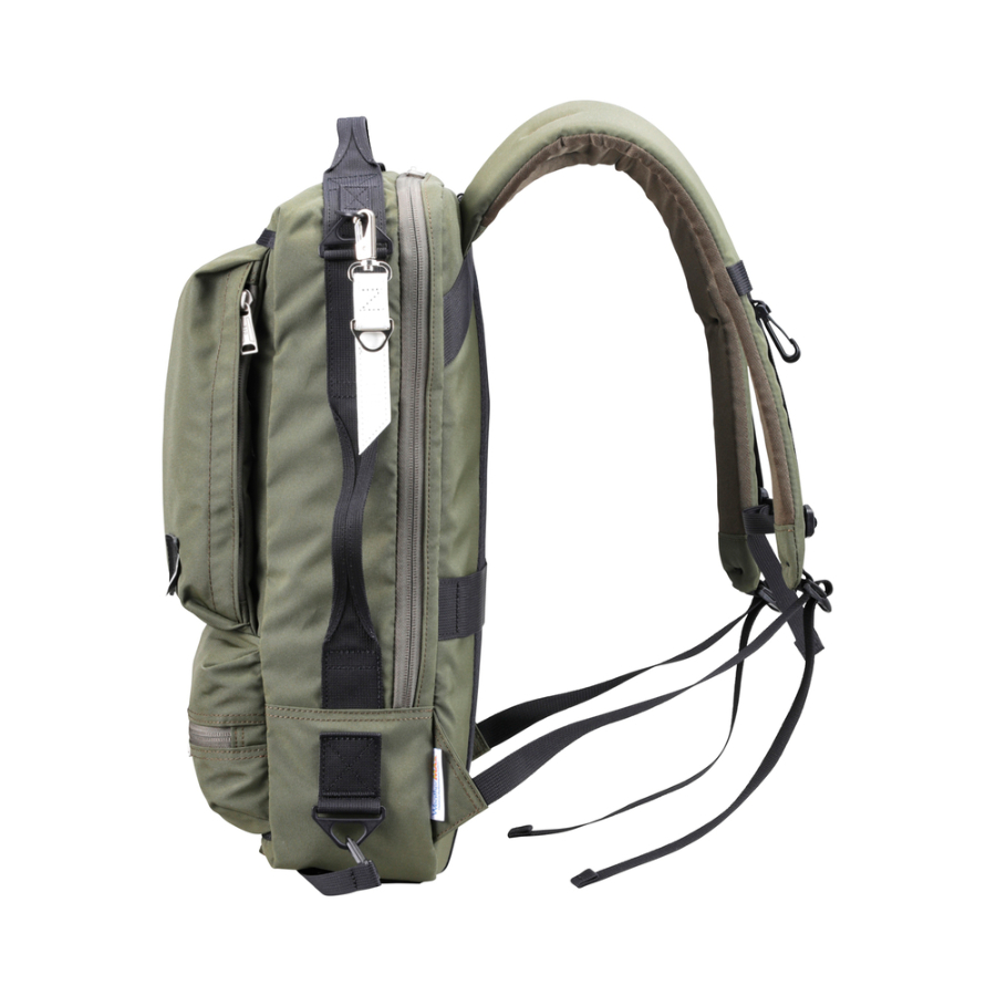 ＜CIE＞豊岡鞄　CIE WEATHER 2WAY BACKPACK（071952）（オリーブ）