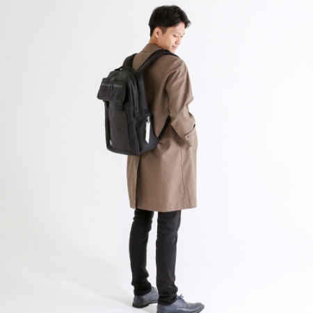 ＜CIE＞豊岡鞄　CIE BALLISTIC AIR SQUARE BACKPACK（071903）（ブラック）