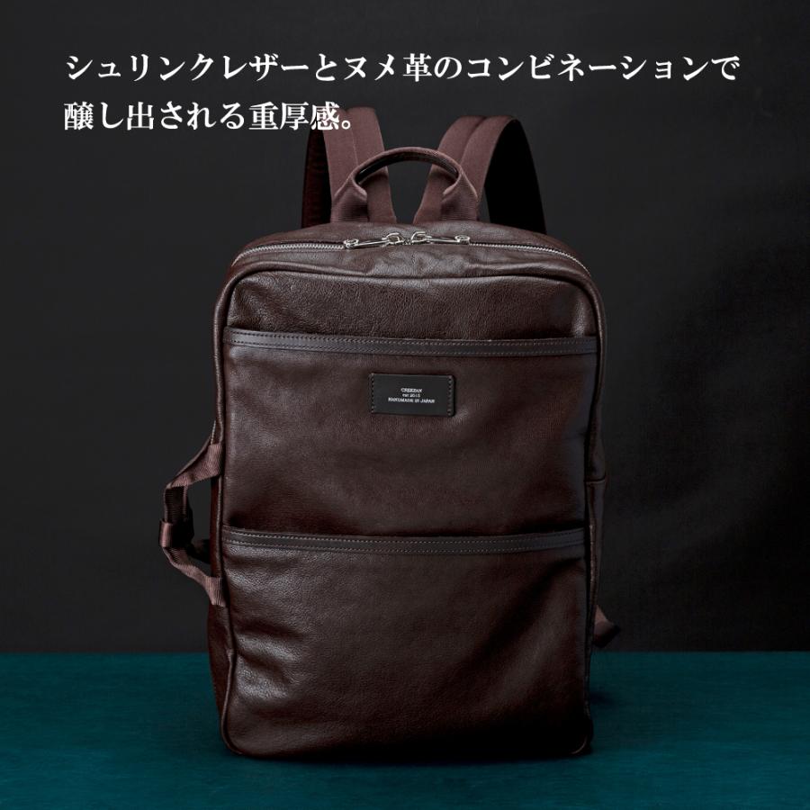 ＜CREEZAN＞豊岡鞄CREEZAN DAYTRIPPER PLUS BUSINESS RUCK　（ブラウン）